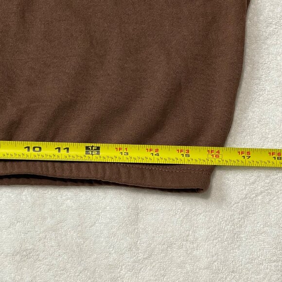 Hippie Rose Graphic Cropped Hoodie - Womens Brown Cozy Pullover Sweatshirt - Picture 13 of 15